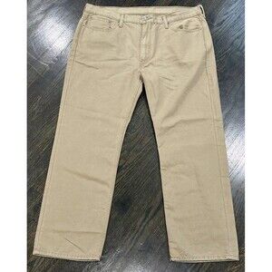 Levi Strauss Pants Men’s 40x30 514 Chino Twill Beige Brown Classic Cotton Levi’s